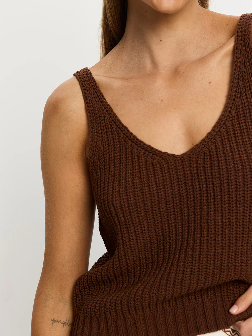 Lana Knit Cami - Chocolate