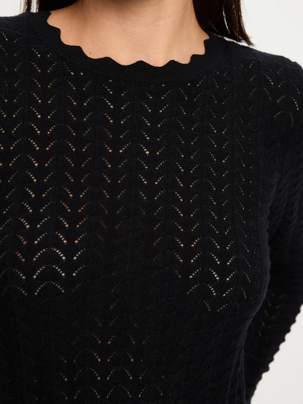 Logan Knit Top - Black