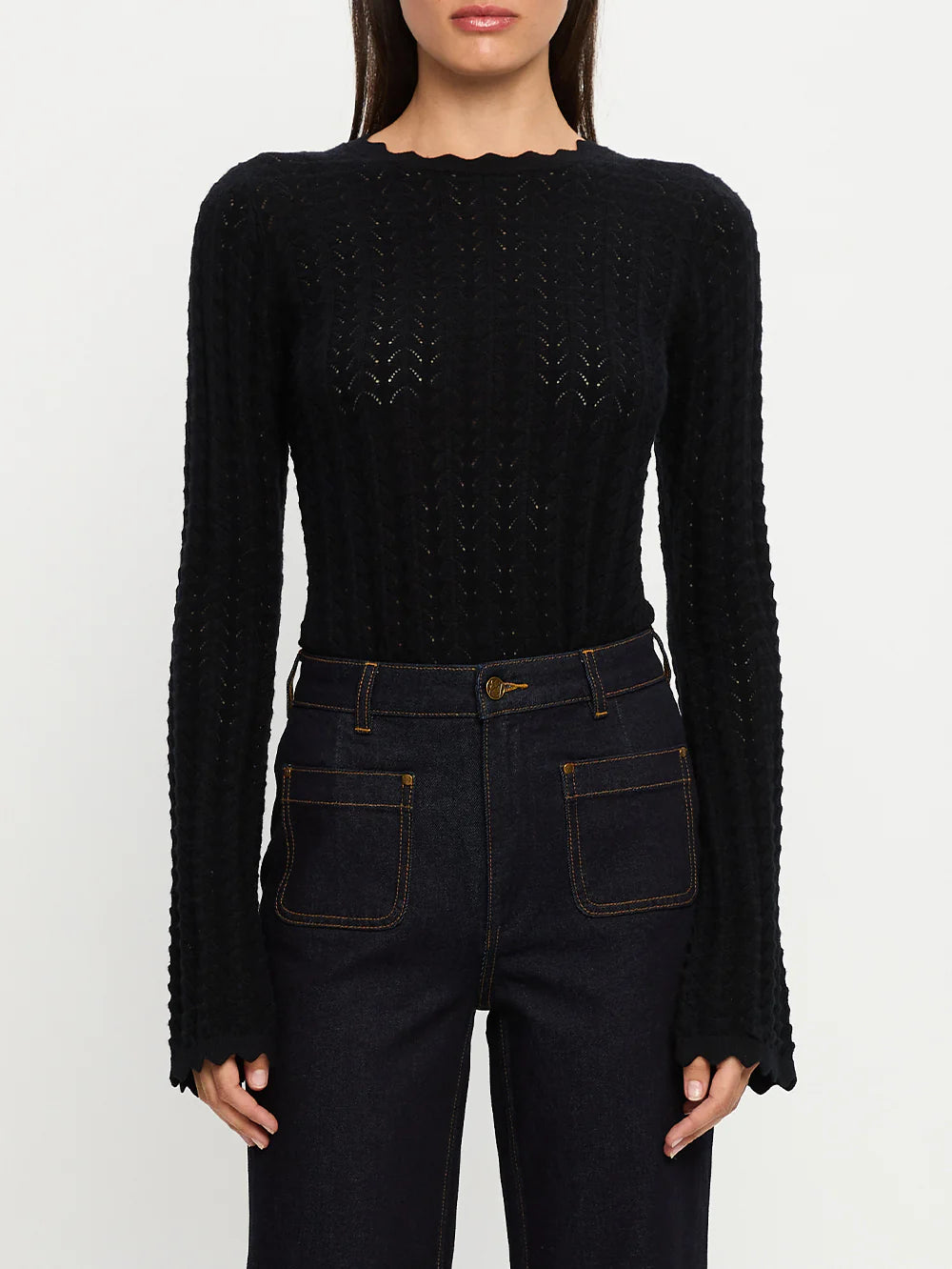 Logan Knit Top - Black