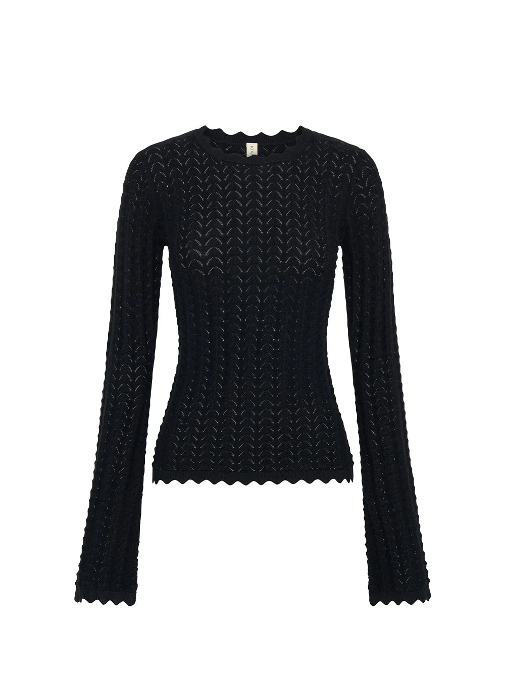 Logan Knit Top - Black