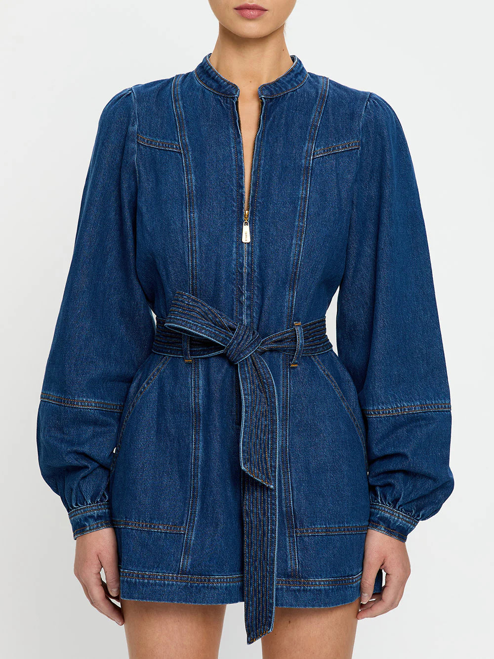 Lourdes Denim Playsuit