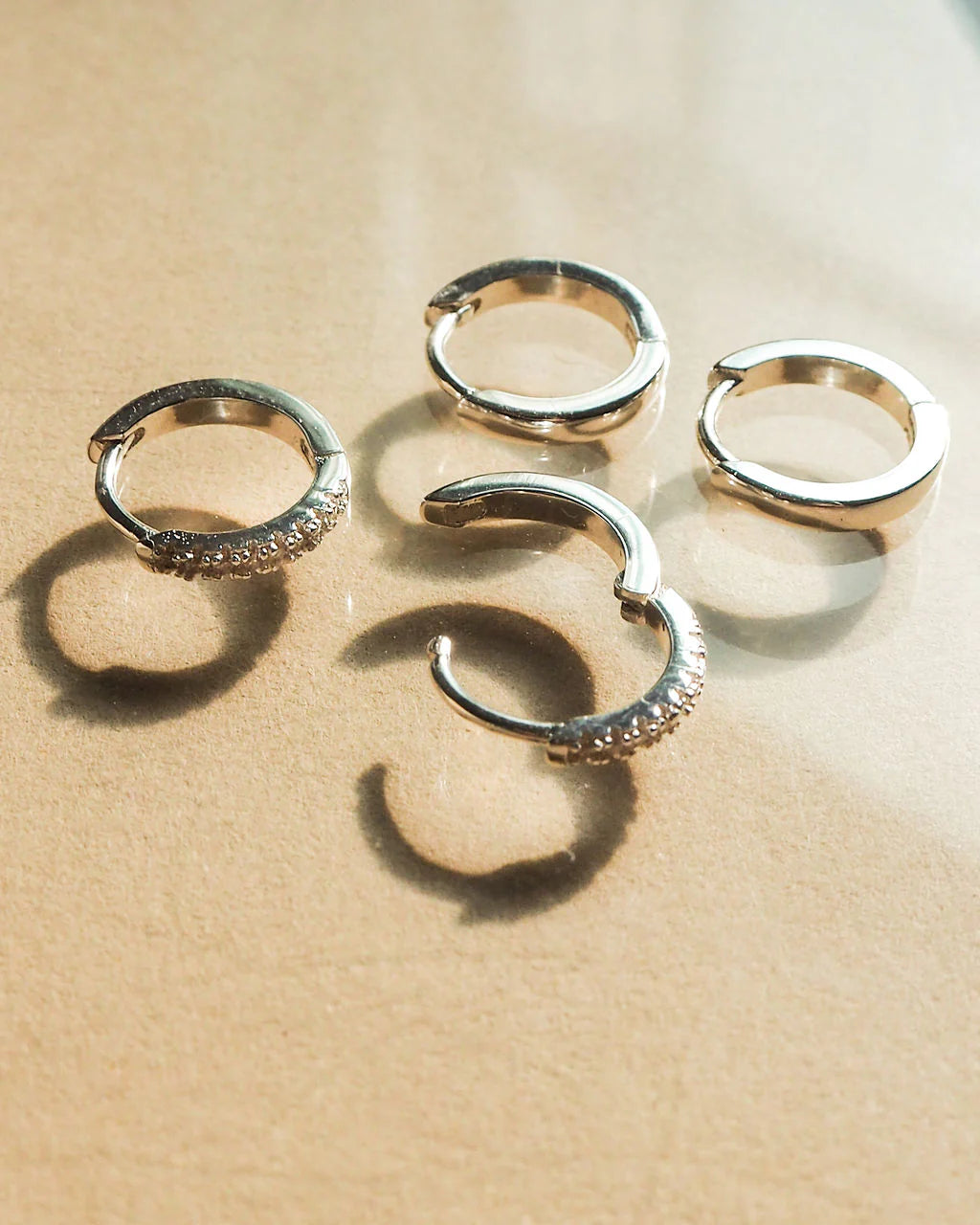 Sorrento Pave Huggies - Pave