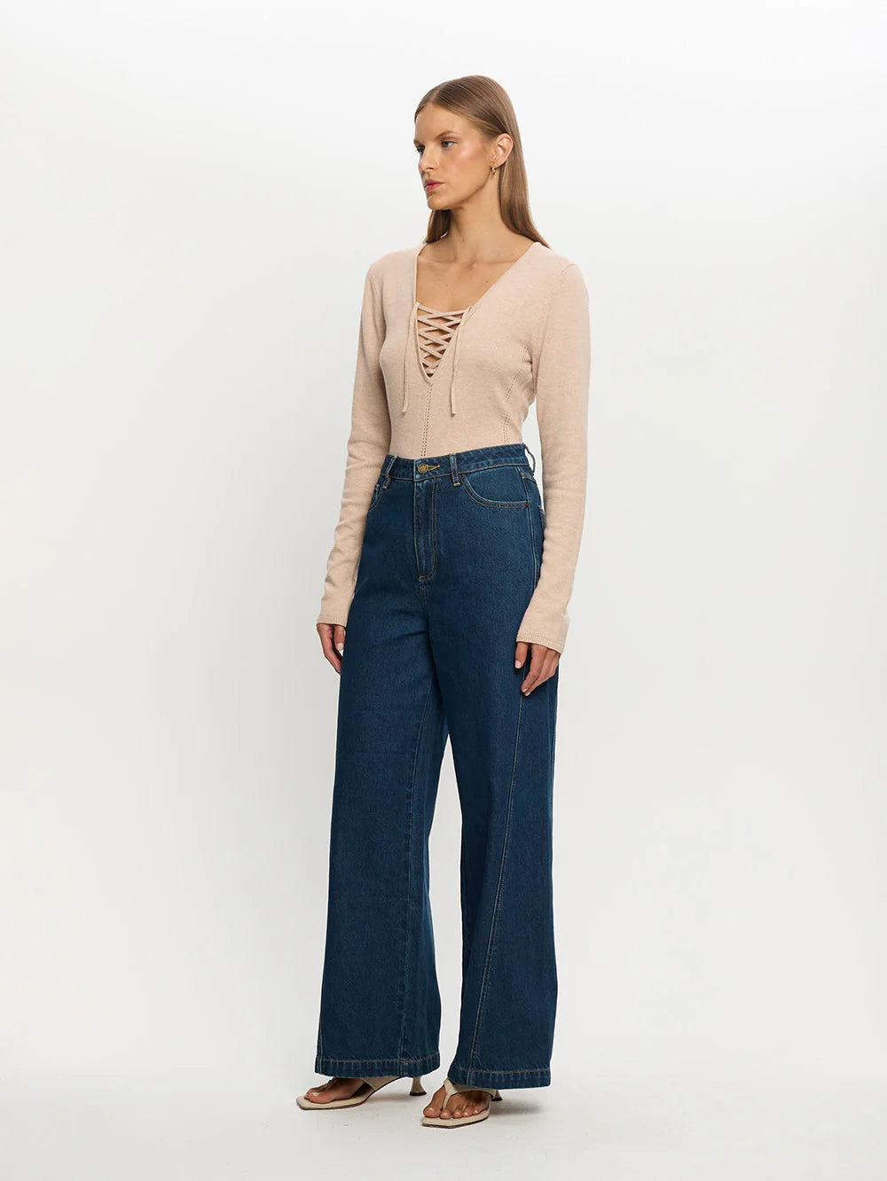 Malia Knit Top - Cream