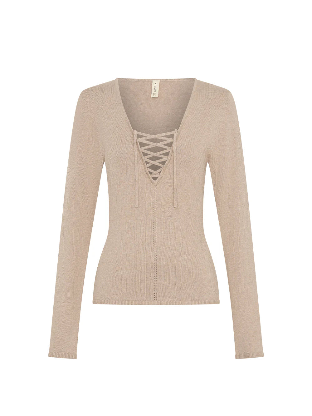 Malia Knit Top - Cream