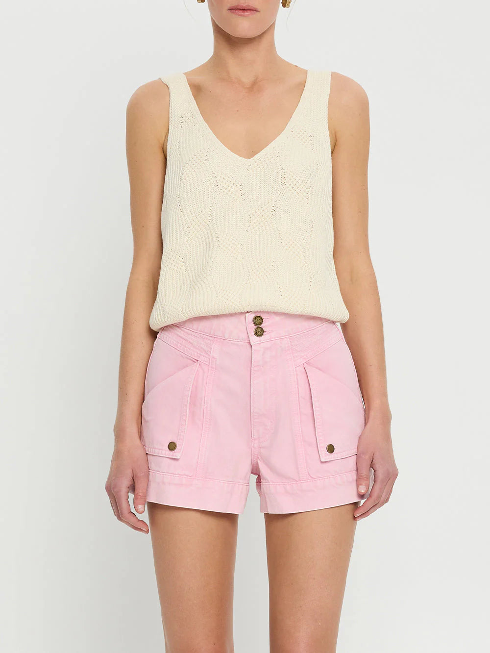 Paloma Denim Short - Pink