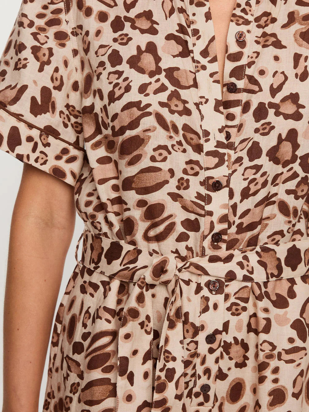 Paris Playsuit - Brown