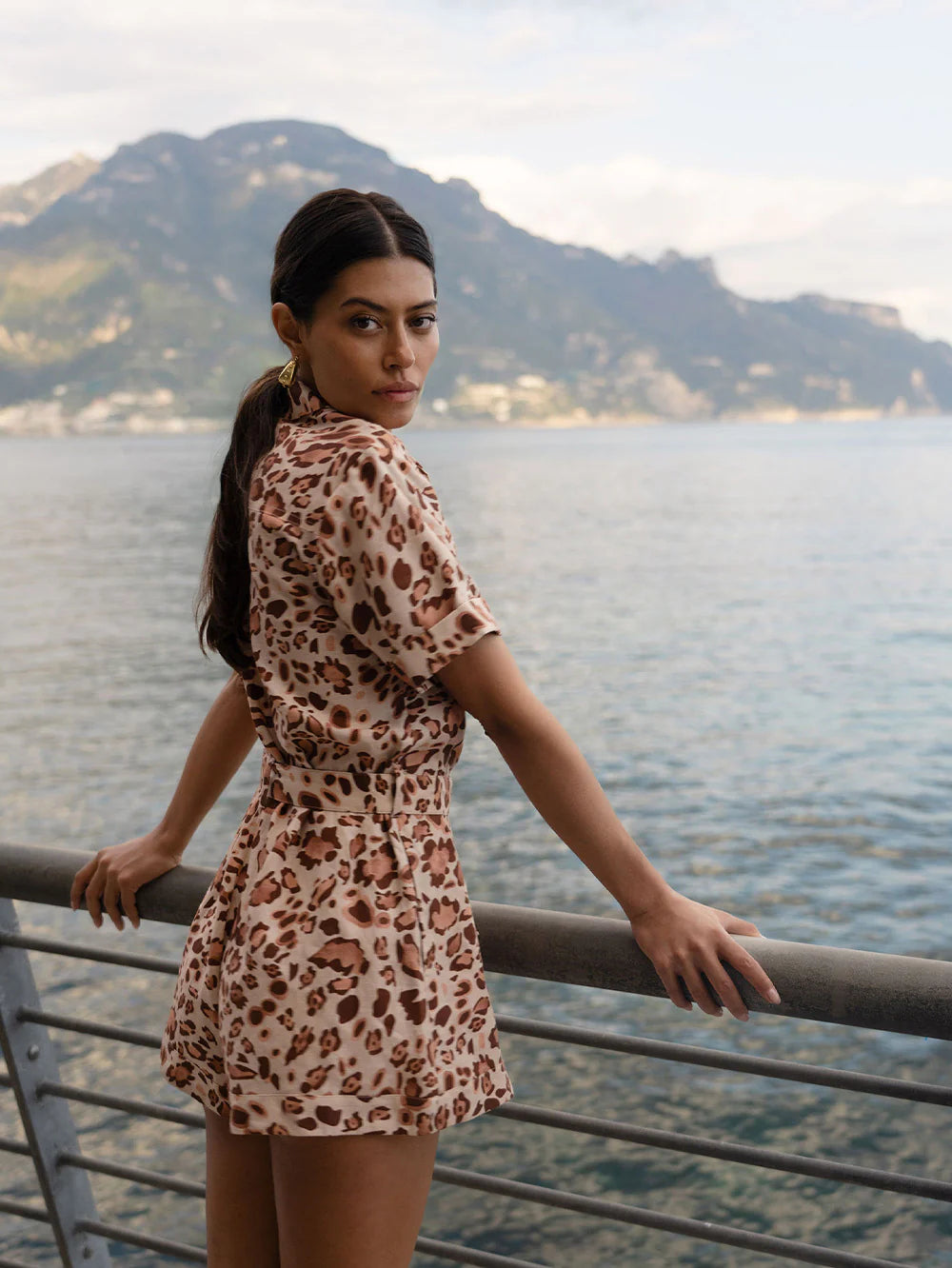 Paris Playsuit - Brown