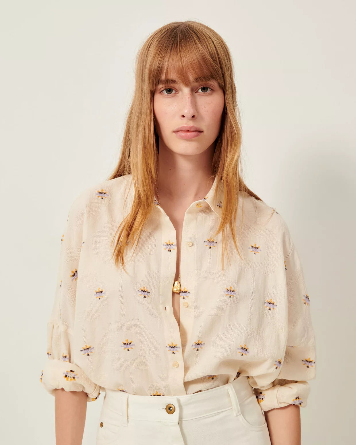 Botenzo Embroidery Shirt - Whibloom