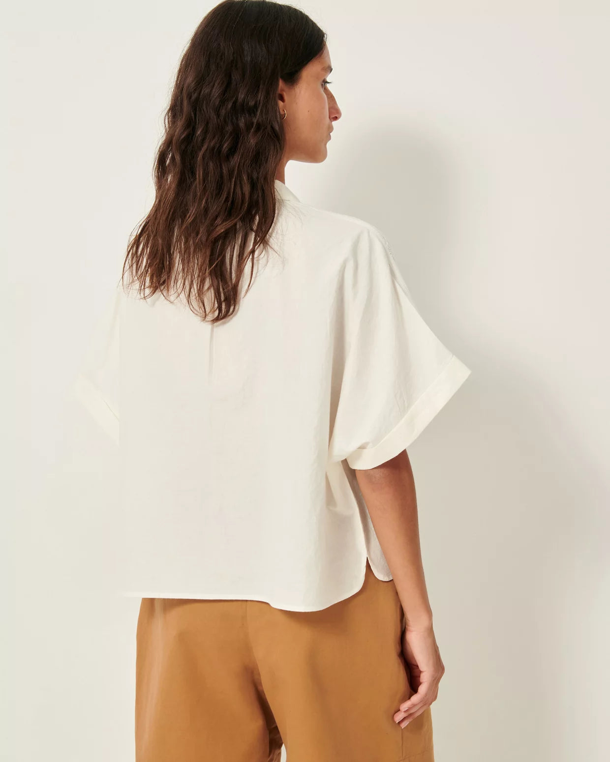 Dellani Short Embroidery Shirt