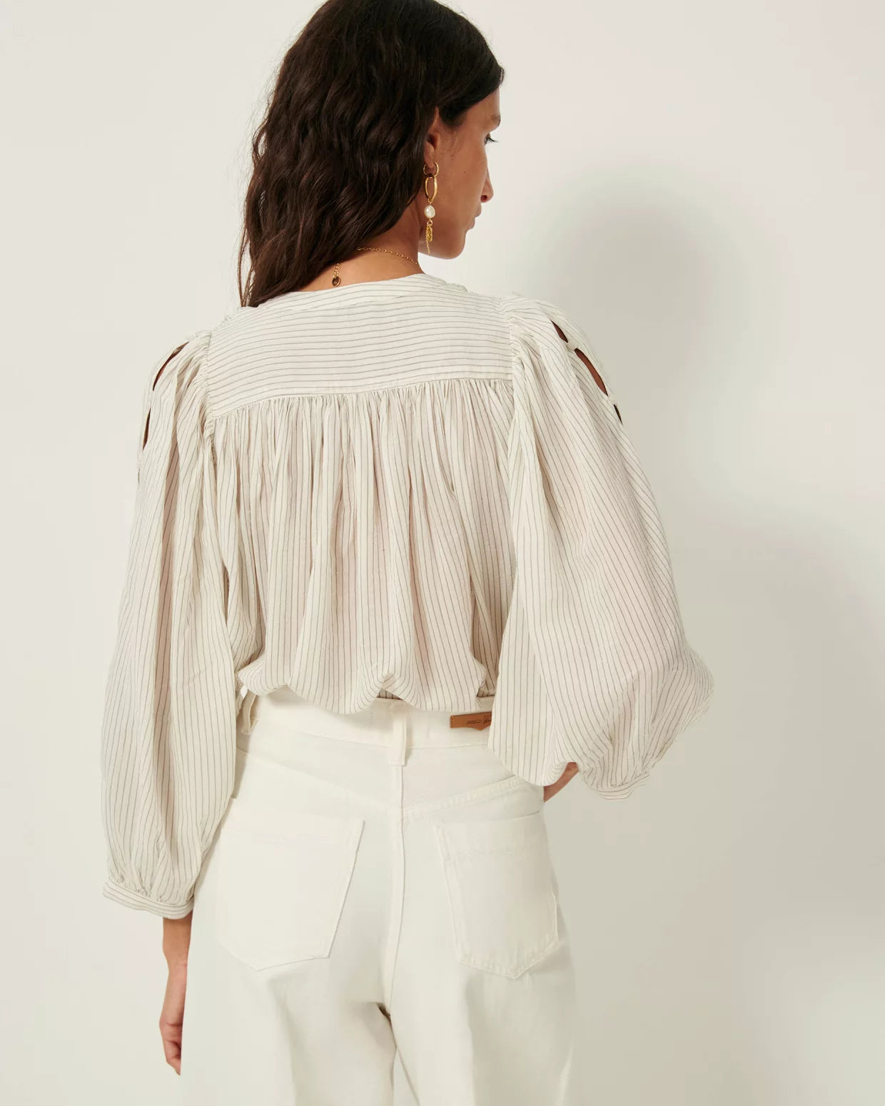 Lucy Open Works Top - Whiblack
