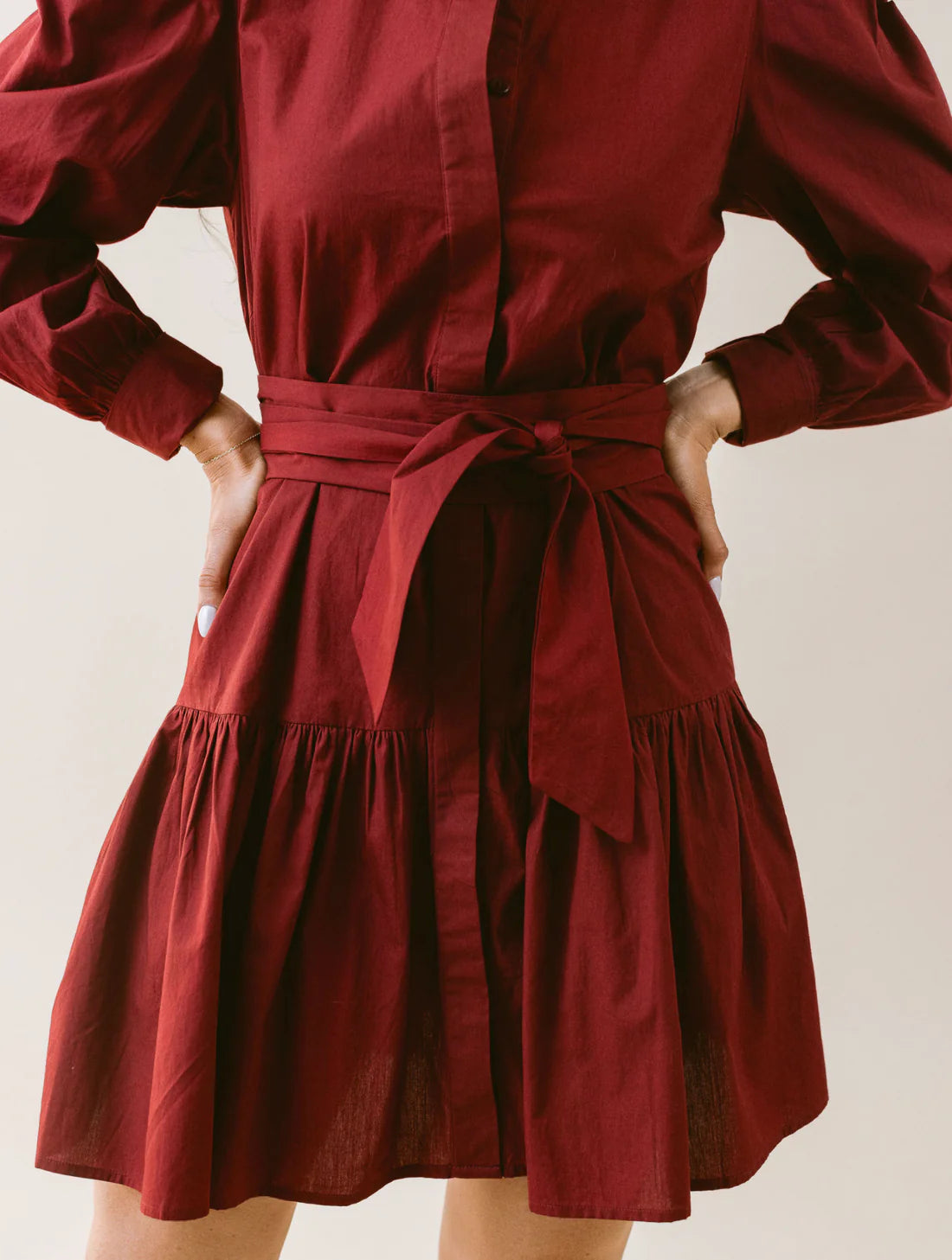 Austin Dress - Garnet