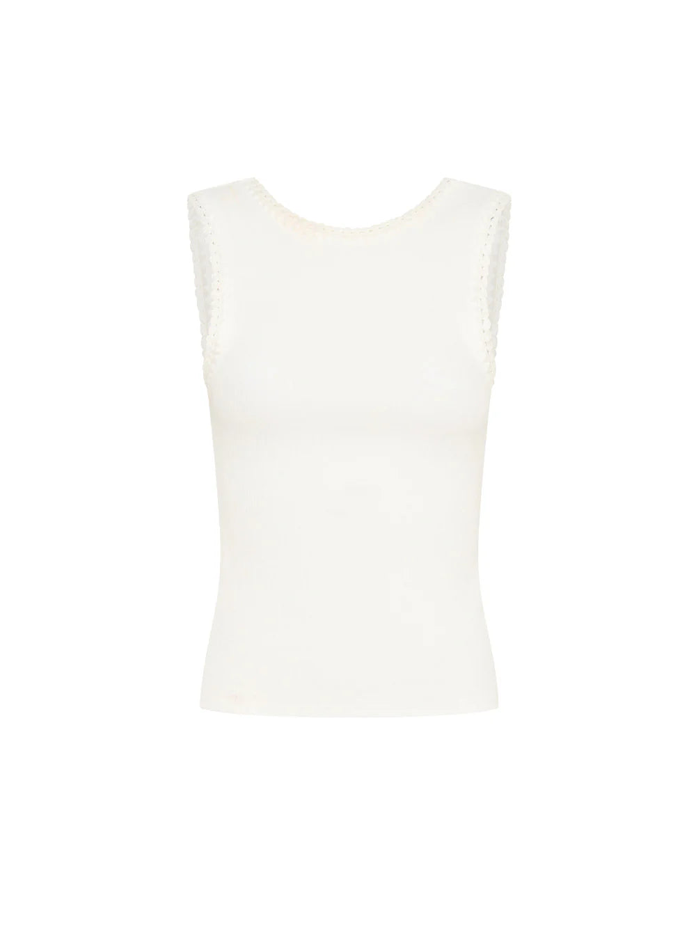 Tallulah High Neck Top - Ivory
