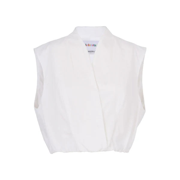 Clementina Top - Solid White