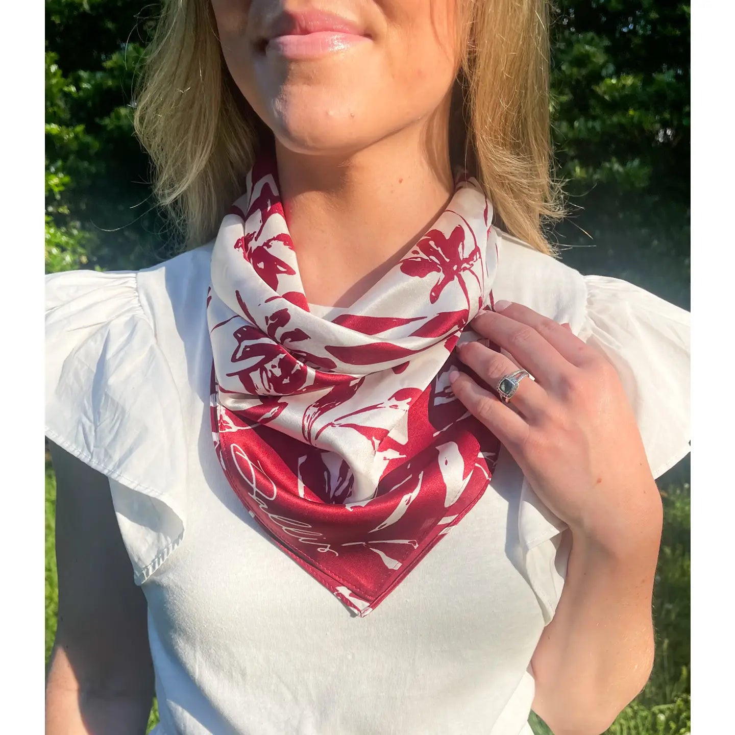 Crimson + White Scarf