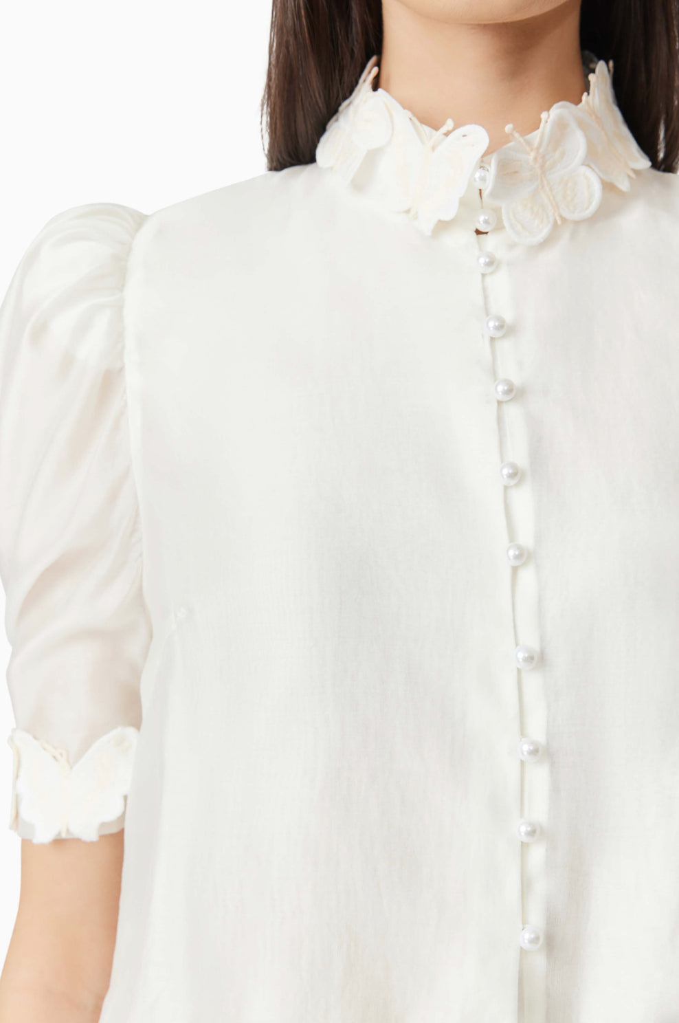 Scarlet Top - Ivory