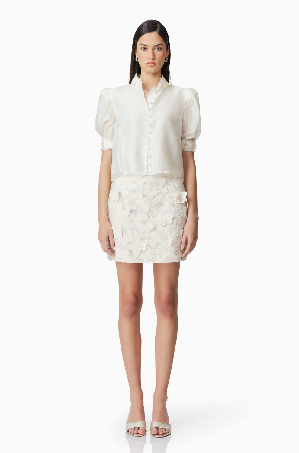 Scarlet Top - Ivory