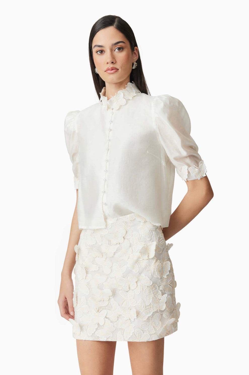 Scarlet Top - Ivory