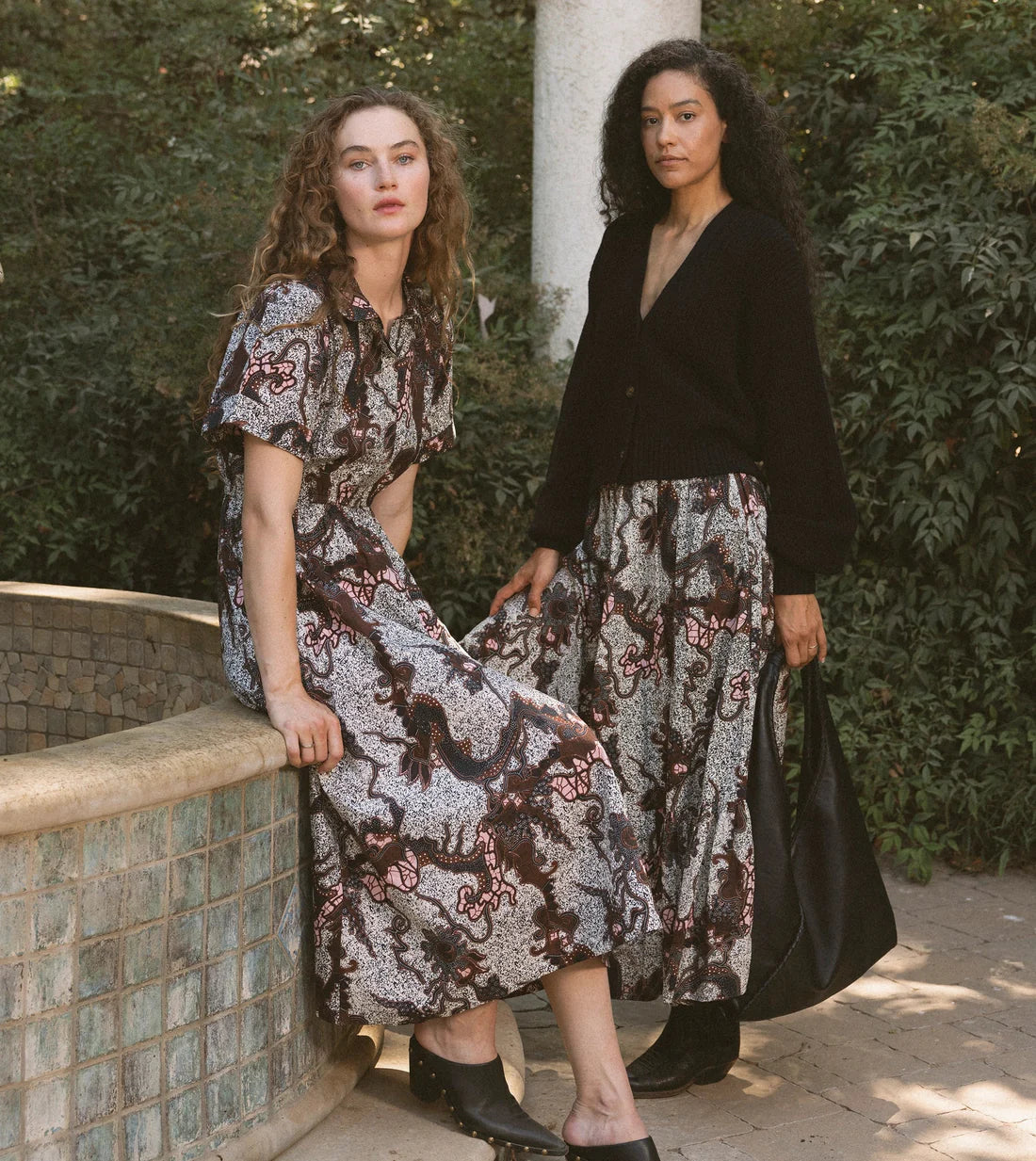 Keisha Ankle Skirt - Castello Print