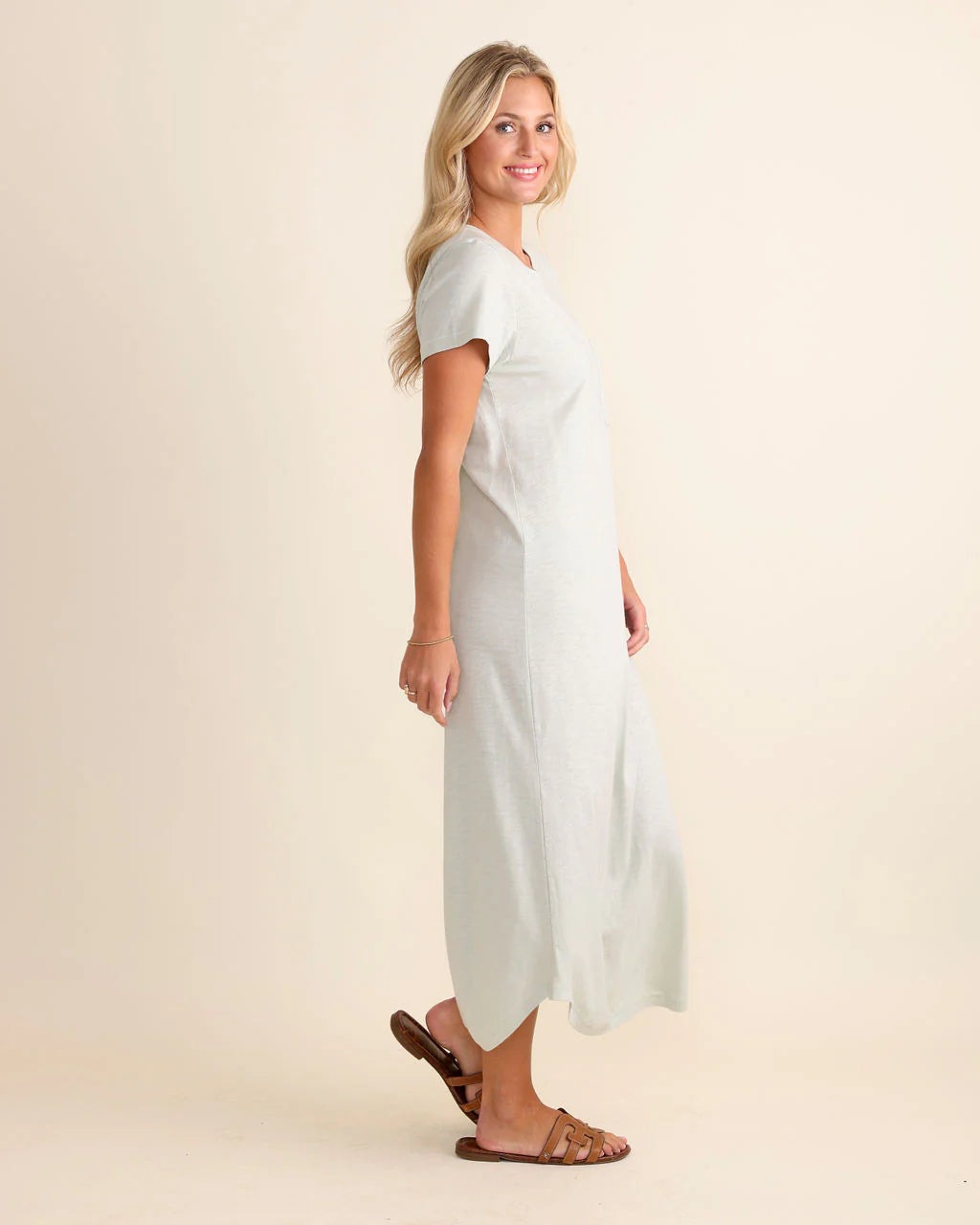 Delray Dress - Sea Grass