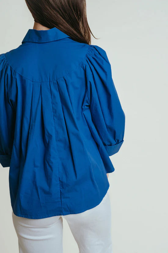 Reba Top - Cobalt