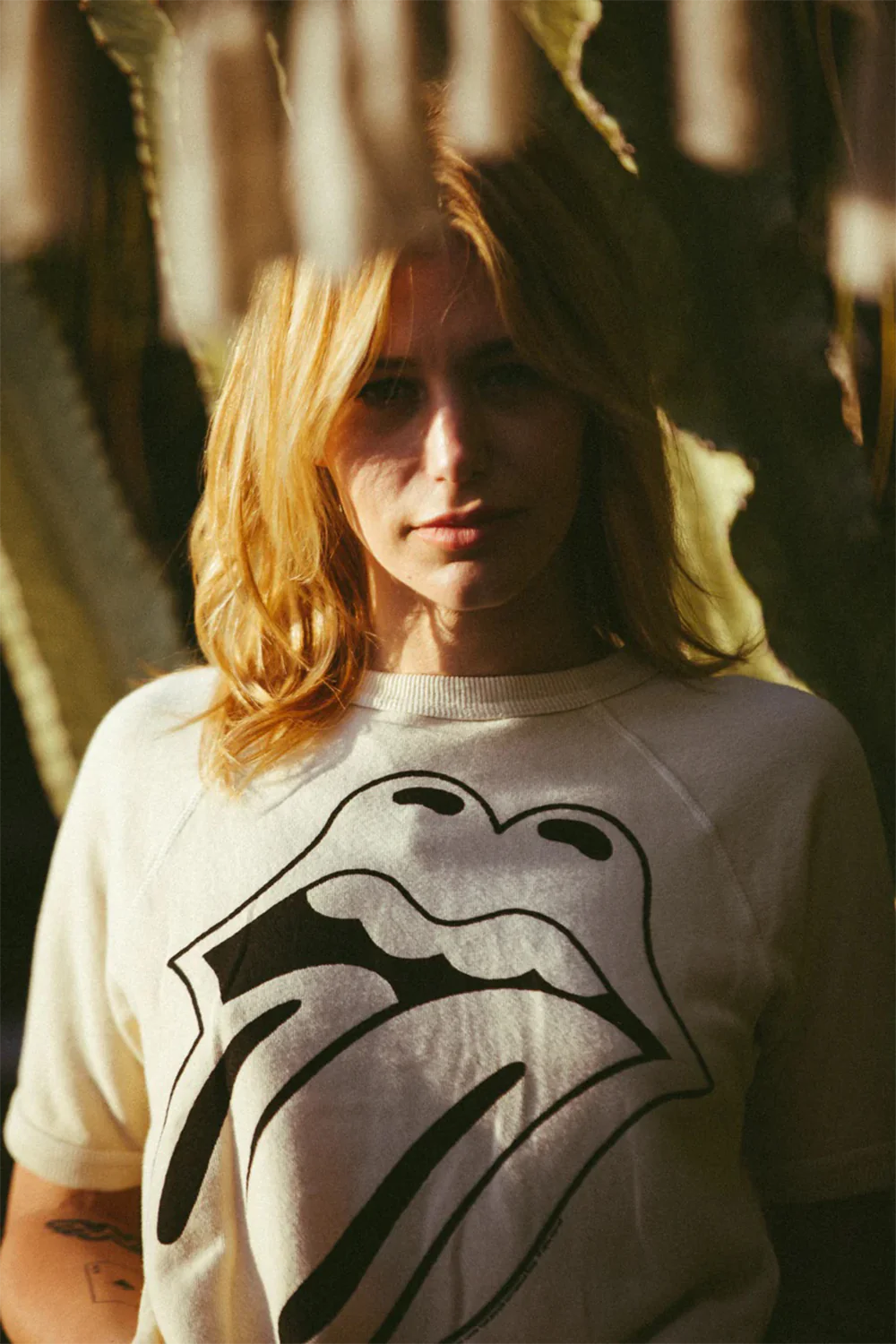 Rolling Stones Ivory Raglan Pullover