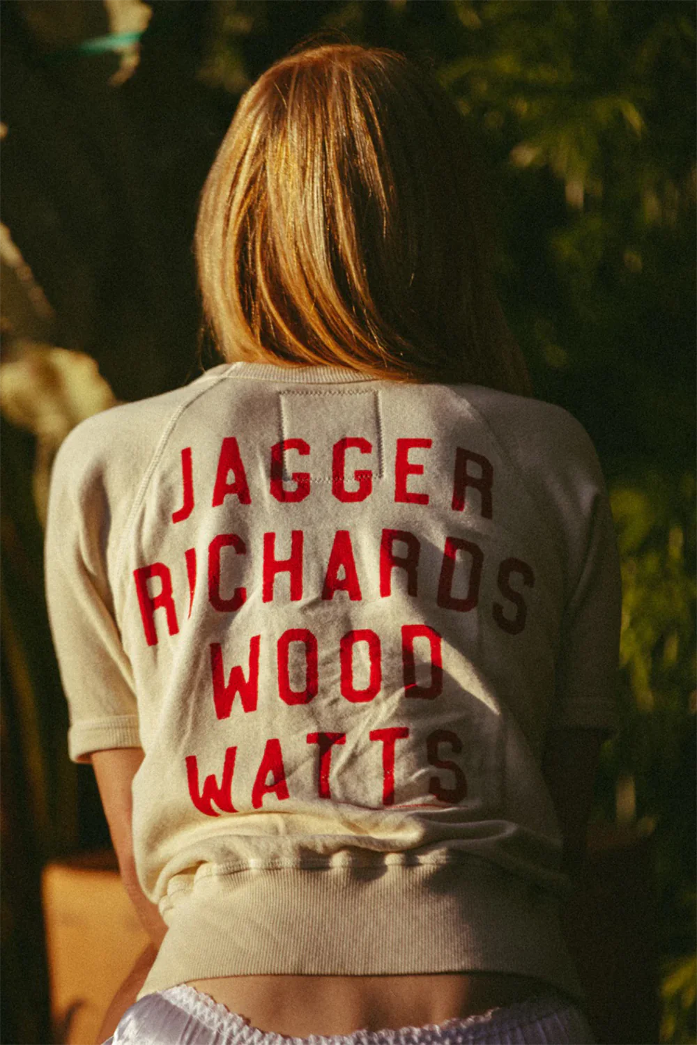 Rolling Stones Ivory Raglan Pullover