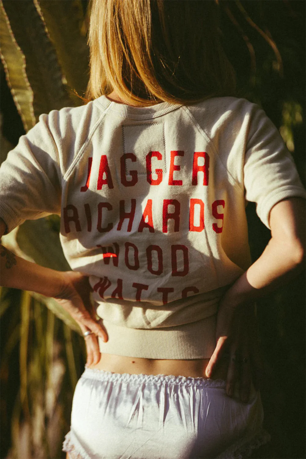 Rolling Stones Ivory Raglan Pullover