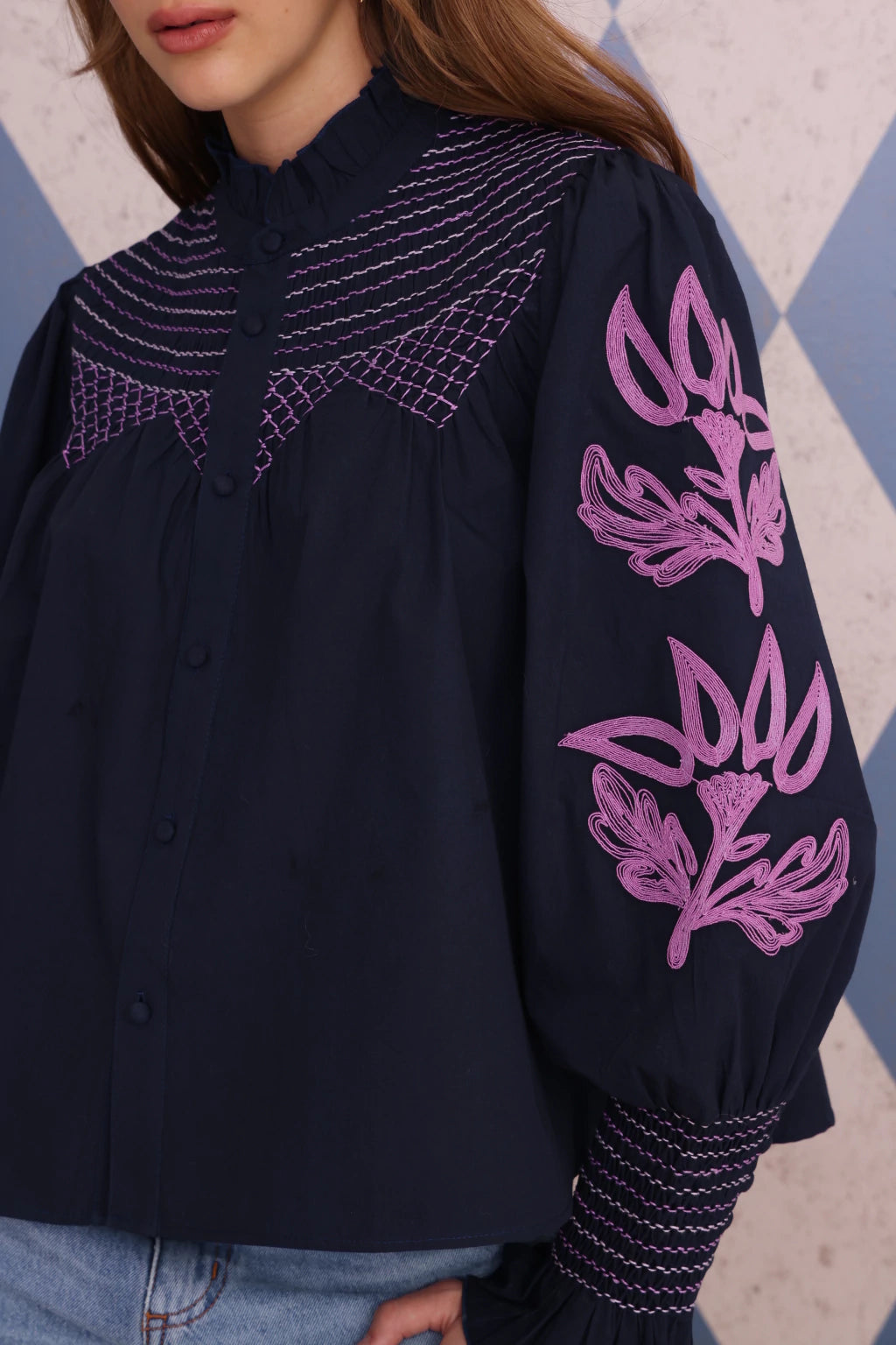 Seurat Shirt - Navy