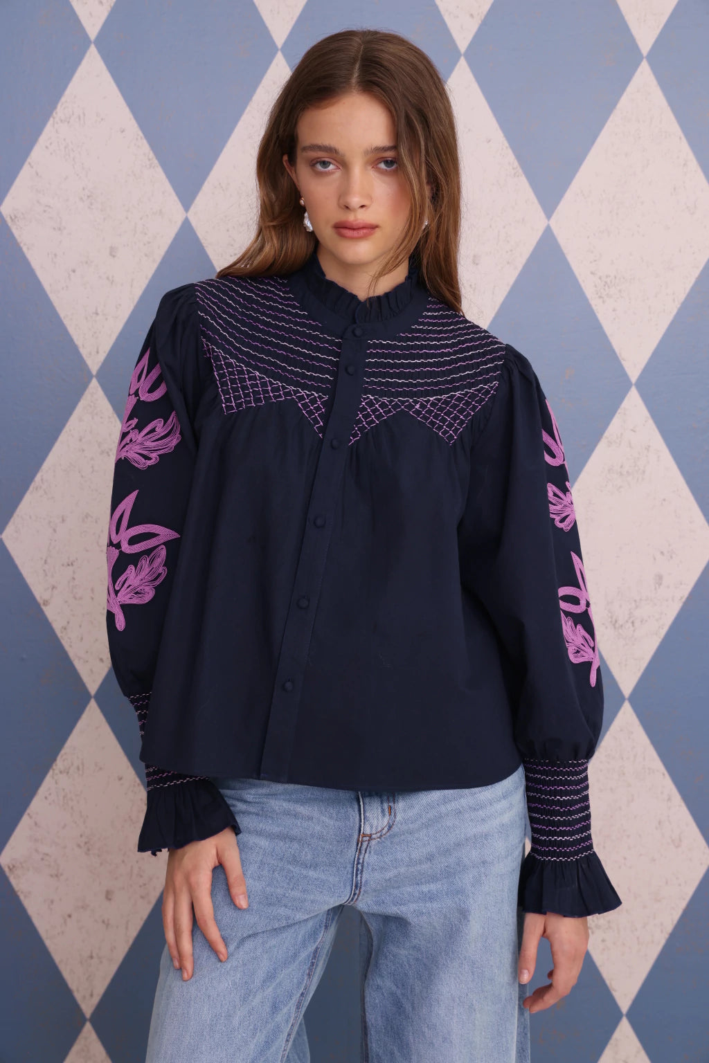 Seurat Shirt - Navy