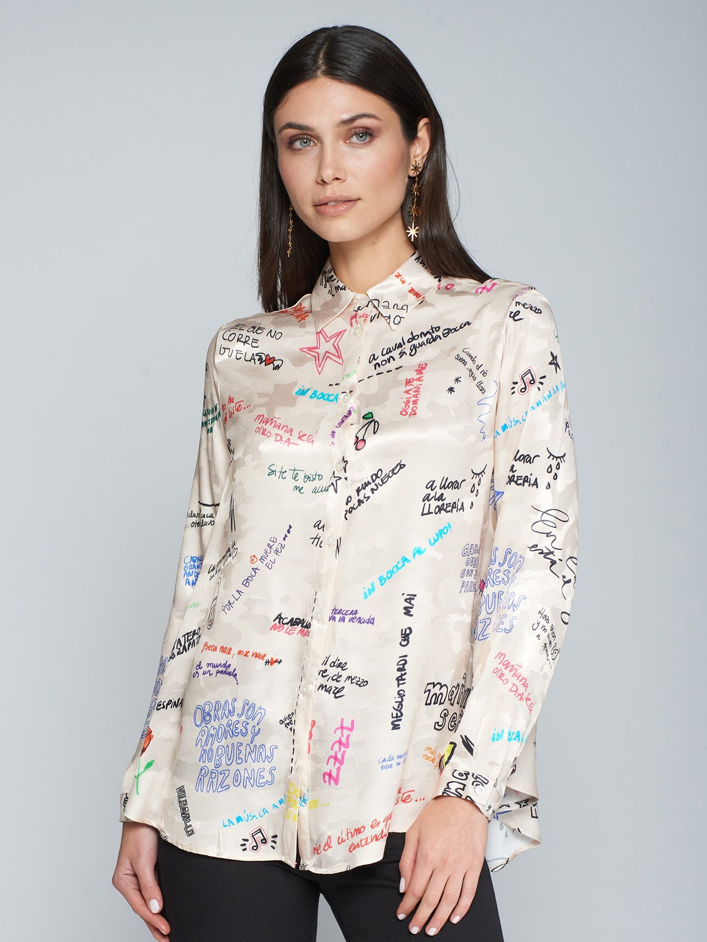 Sayings Button Down