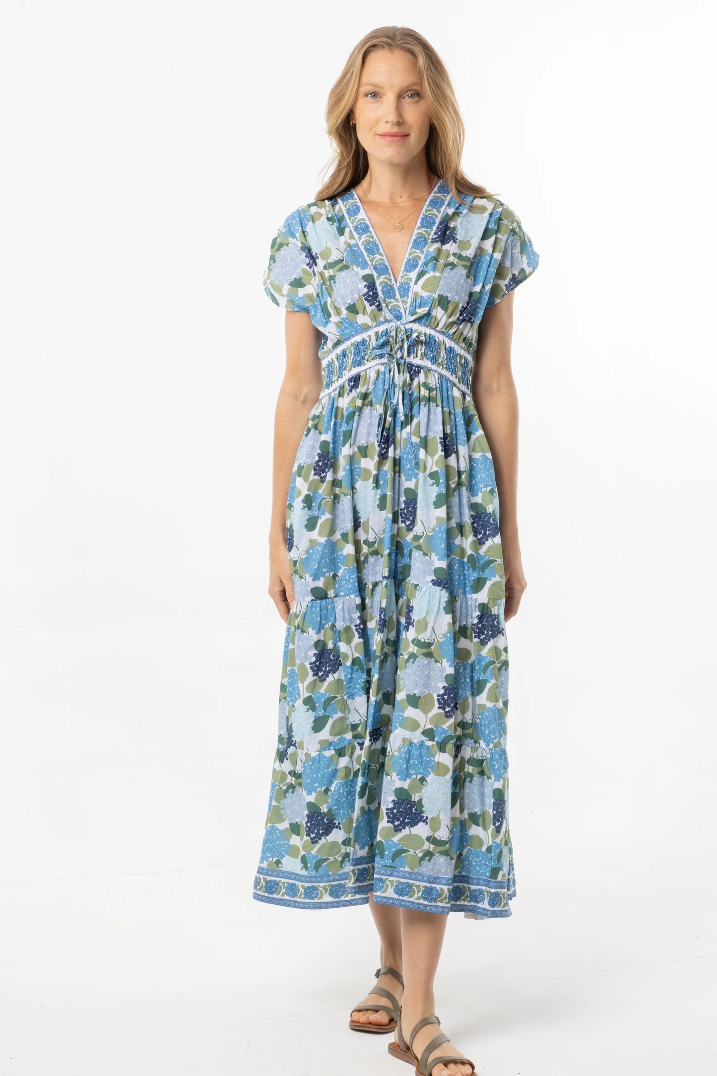 Aria Dress - Hydrangeas