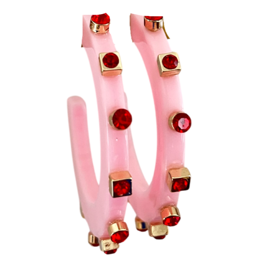 Valentines Pink - City Girl Hoop