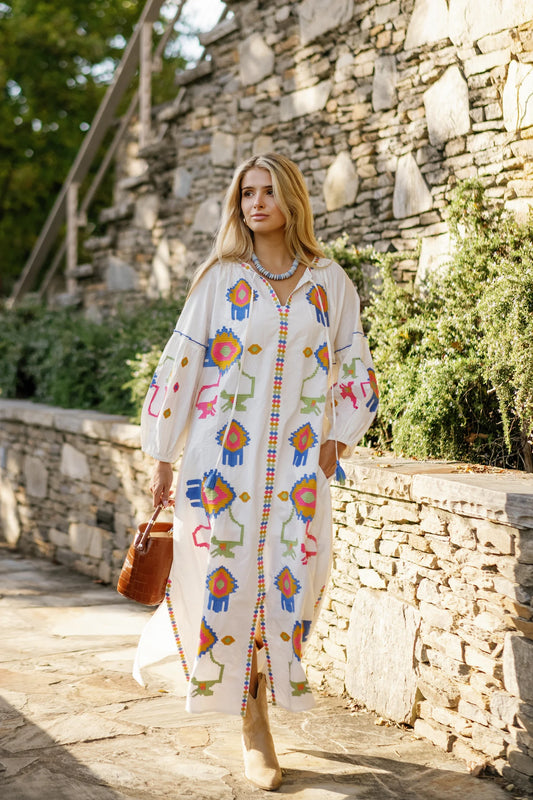 Fall Funk Cream Dress