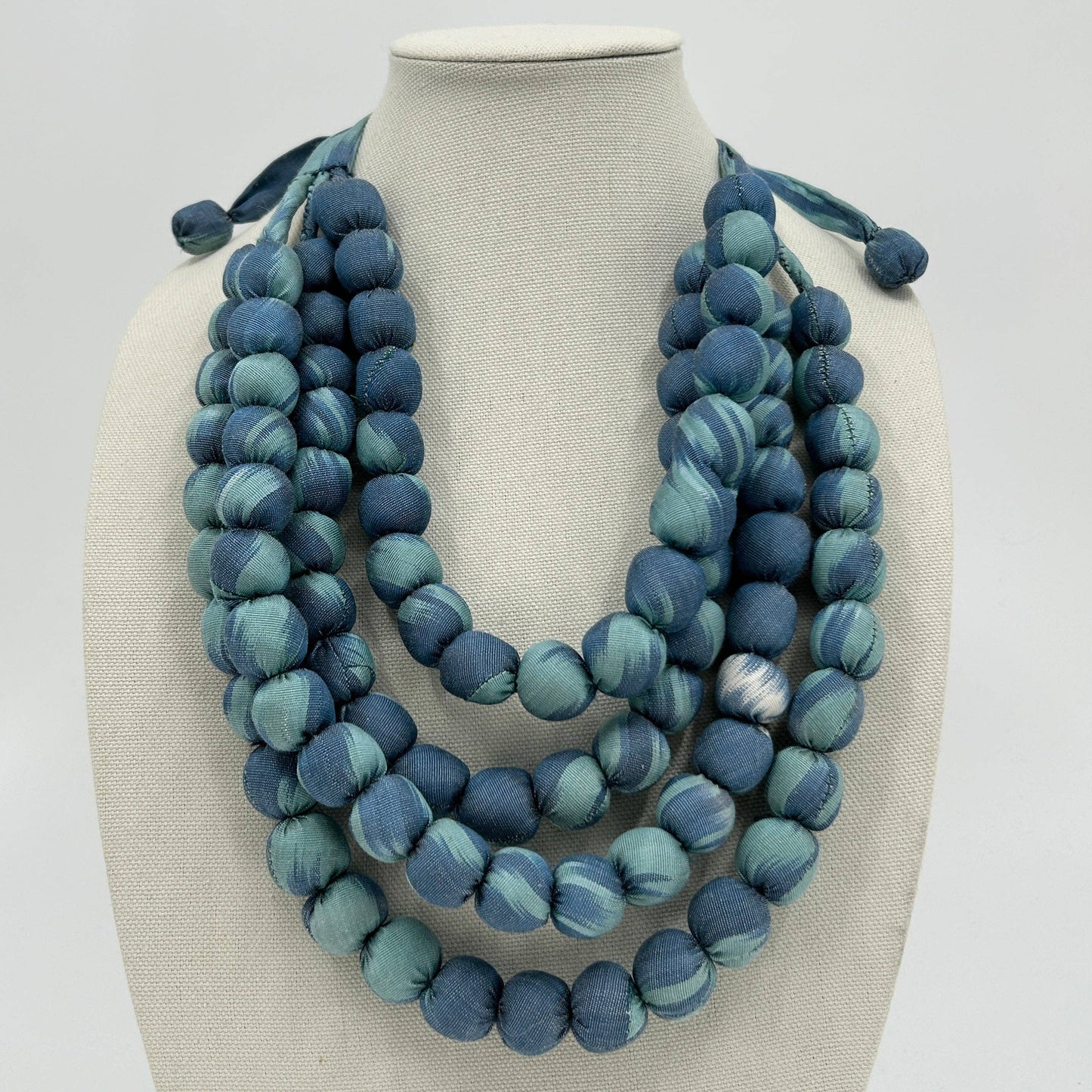 Blue Horizon Ikat Necklace