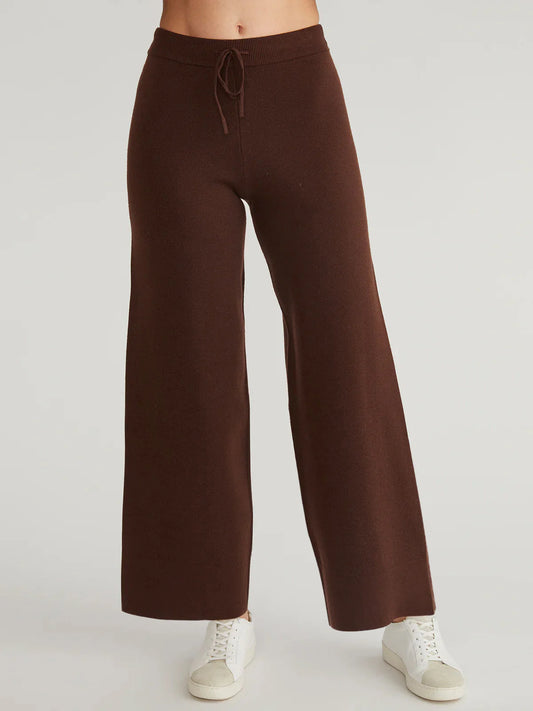 Miranda Wide Leg Pant - Shaved Chocolate