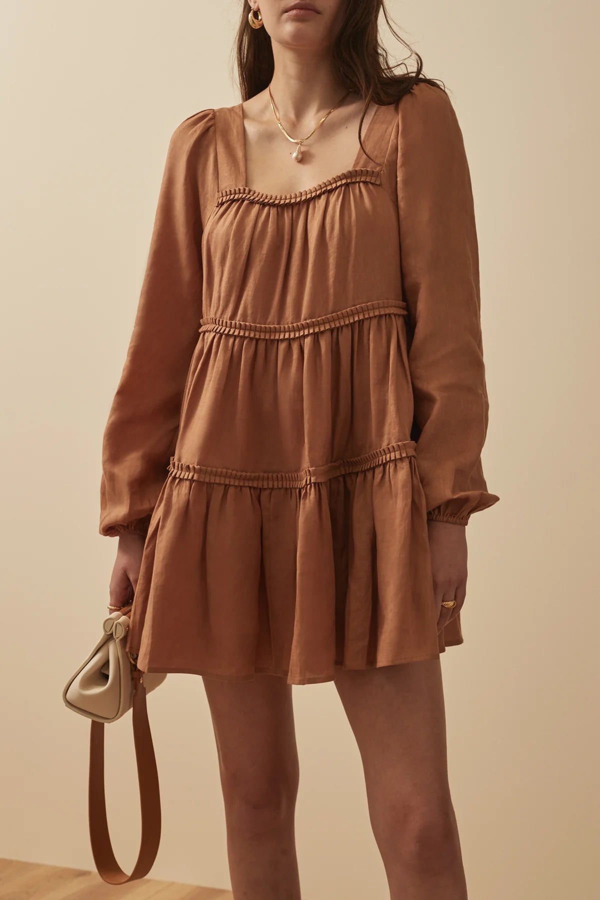 The Fernanda Dress - Toffee