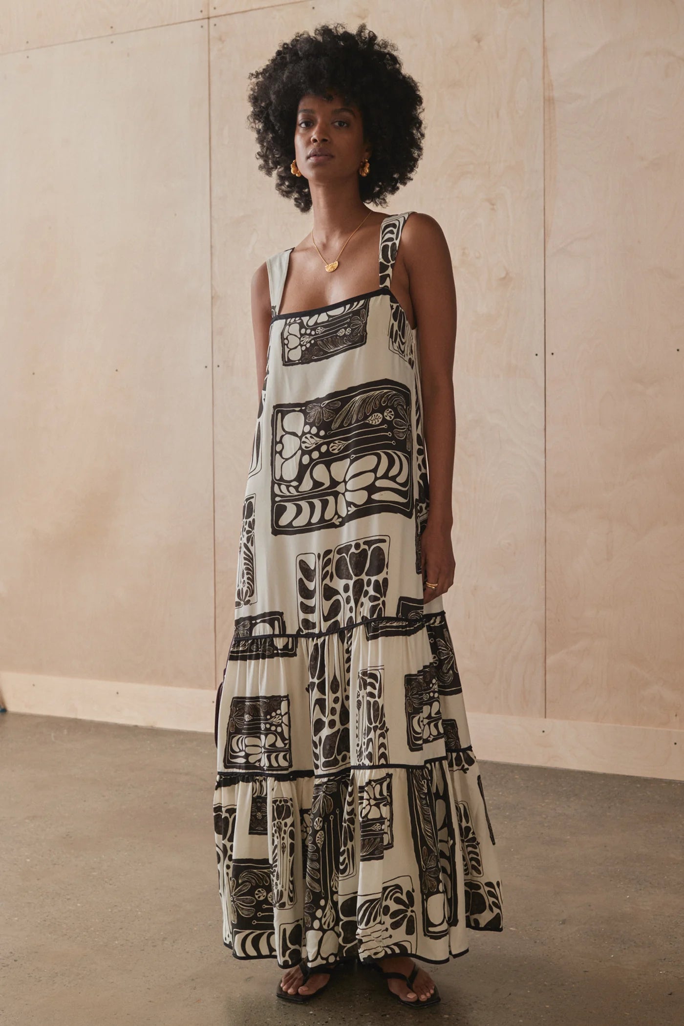 The Byrdie Dress - Jondli Print