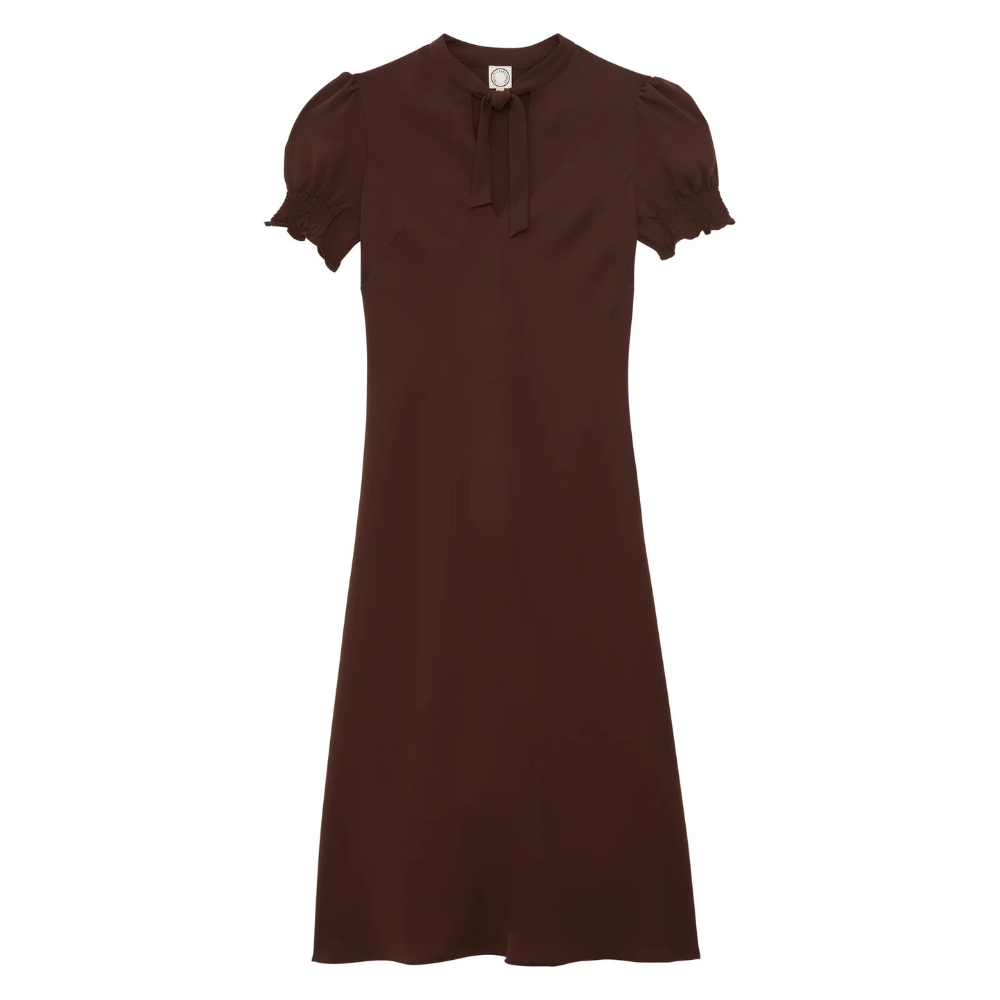 Cerise Dress - Dark Brown