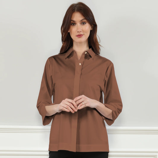 Xena 3/4 Sleeve - Caramel