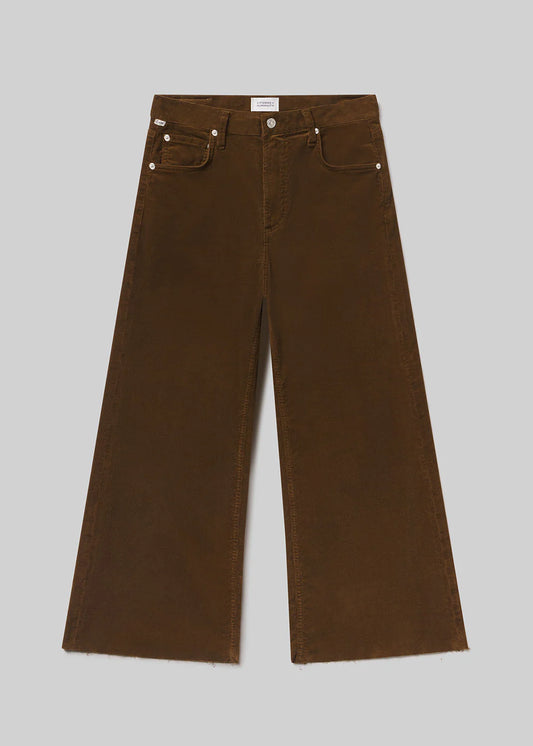 Lyra Wide Leg Crop - Mauka Cord