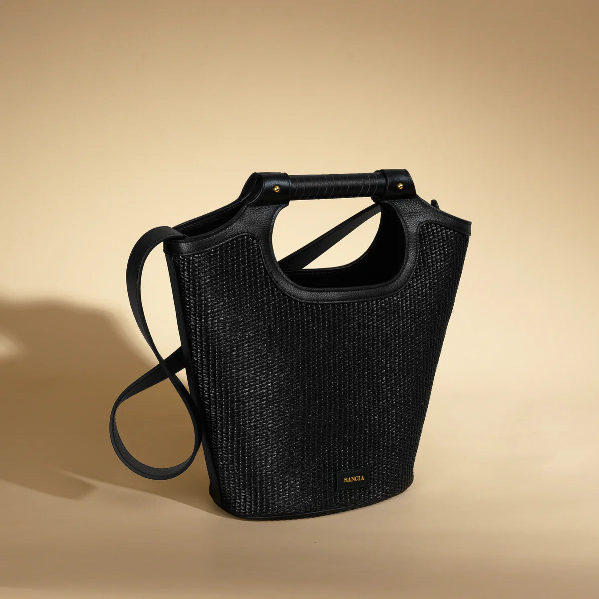 The Ottilie - Black Raffia