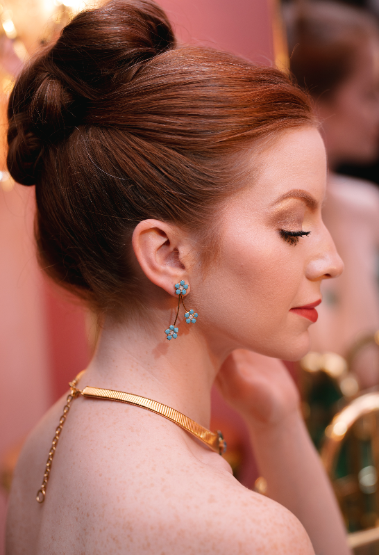 Spring Earring in Turquoise