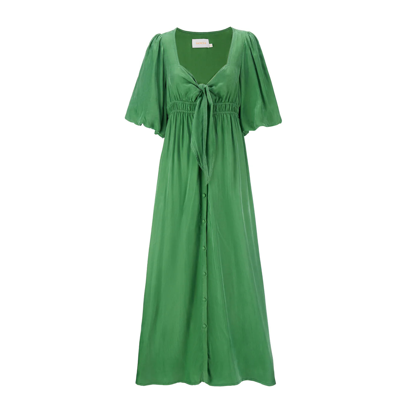 The Cerie Dress - Bottle Green