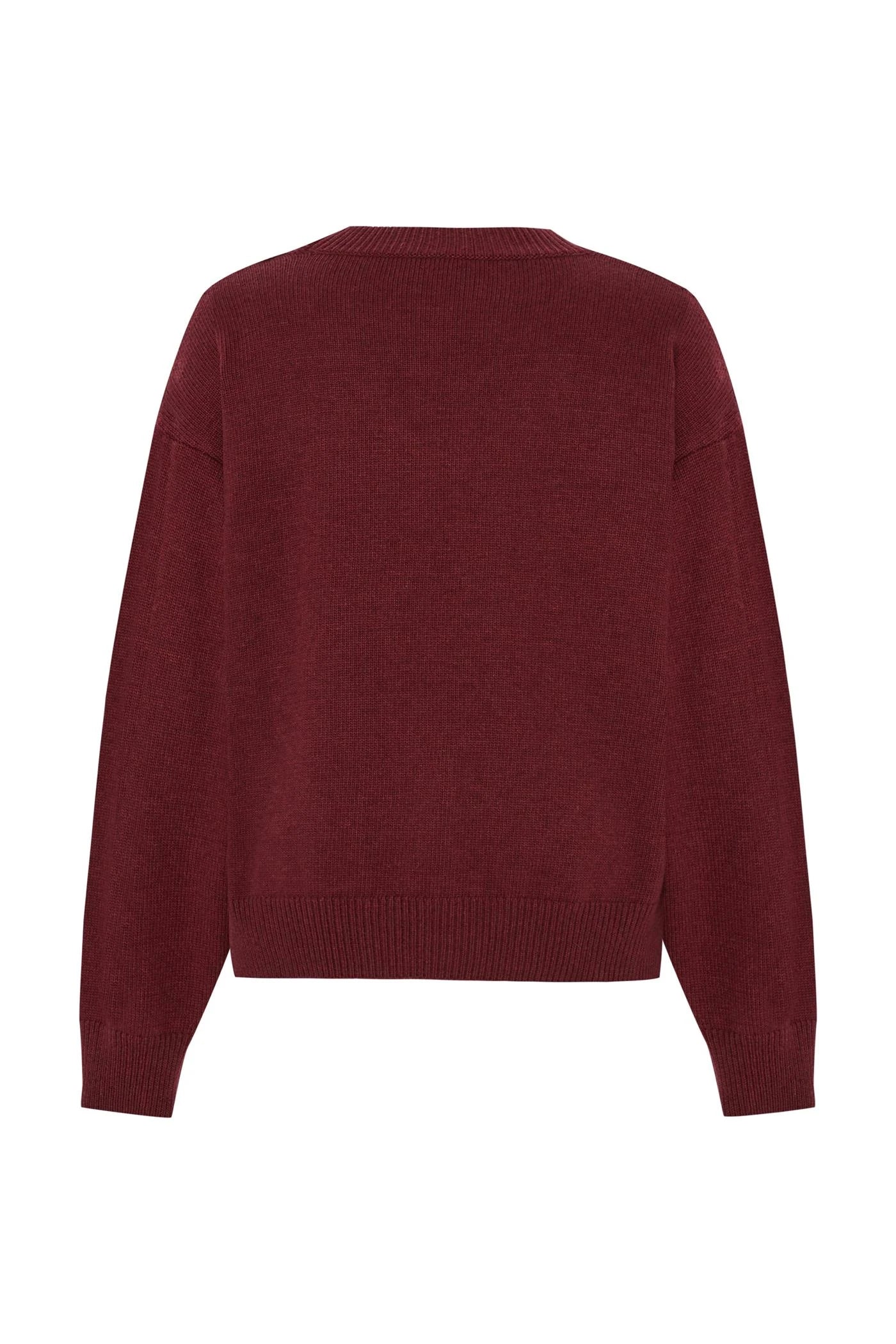 Araylia Sweater - Burgundy