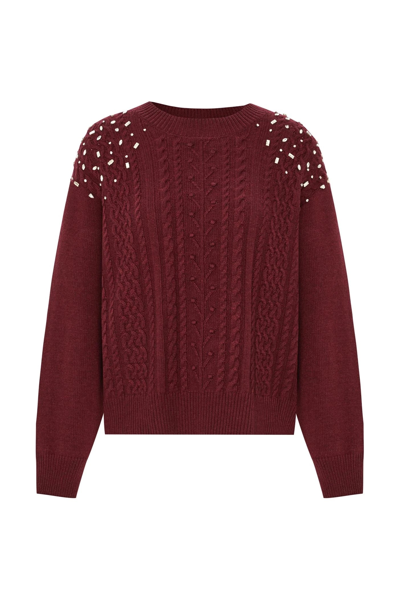 Araylia Sweater - Burgundy