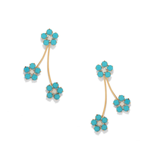 Spring Earring in Turquoise