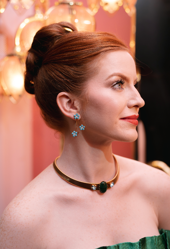 Spring Earring in Turquoise