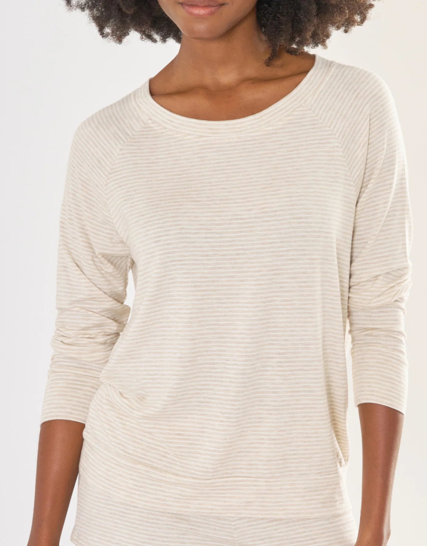 Bel Air Sweatshirt - Oatmeal Stripe