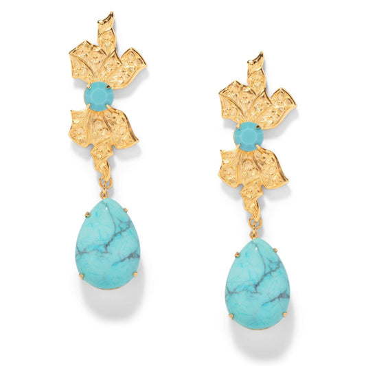 Opera Earring in Turquoise