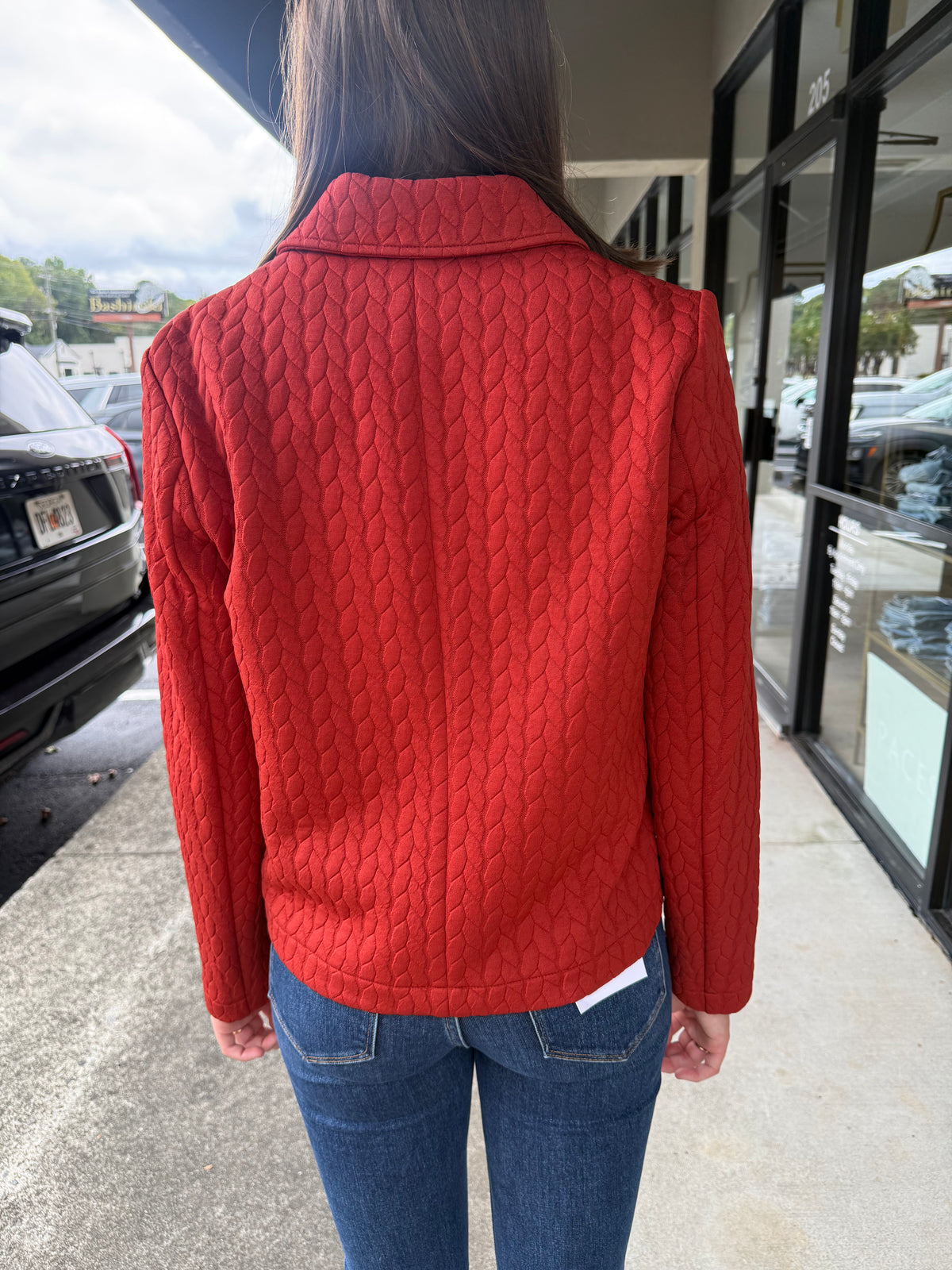 Knit Coat - Pumpkin